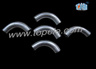 ईएमटी वेल्डेड स्टील ट्यूब कोहनी ईएमटी कंडक्ट कोहनी जस्ता लेपित 1 / 2 ′′ इंच