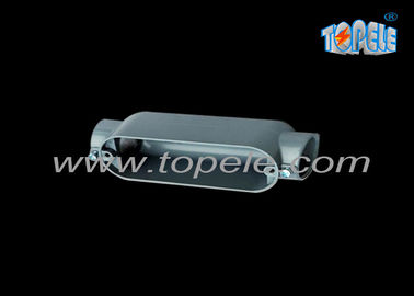 C आउटलेट बॉक्स जंग प्रतिरोधी के साथ थ्रेडेड एल्यूमीनियम कठोर नलिका शरीर