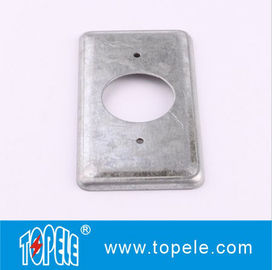 TOPELE 20C3 आयताकार इलेक्ट्रिकल स्टील कवर 4 &quot;* 2&quot;, 1/2 &quot;नॉकआउट के साथ