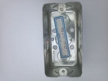 TOPELE 4 ′′X2 ′′, 1 -1/2 इंच गहरी एकल गिरोह वायरिंग हैंडबॉक्स, छह 1/2 इंच नॉकआउट