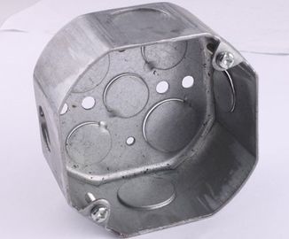 TOPELE 54171, 4 ′′ अष्टकोणीय स्टील जस्ती विद्युत conduit बॉक्स, 2-1/8 "गहरी, 1/2 इंच Knockou