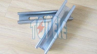 सादा चैनल41x25mm, 41x35mm पूर्व जस्ती छिद्रित सादा / स्लॉट स्ट्रट चैनल स्टील Unistrut चैनल
