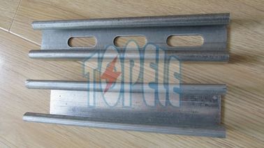 सादा चैनल41x25mm, 41x35mm पूर्व जस्ती छिद्रित सादा / स्लॉट स्ट्रट चैनल स्टील Unistrut चैनल