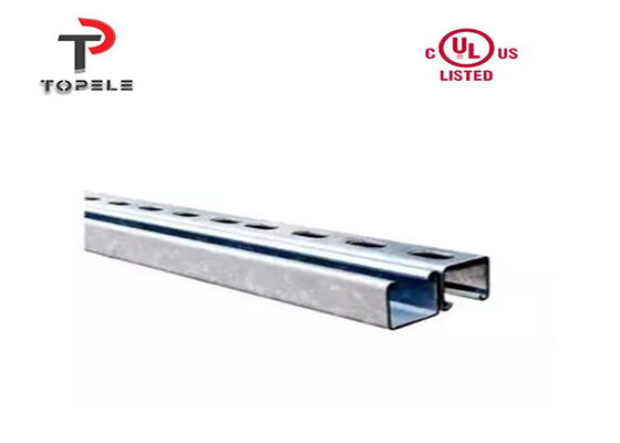 जस्ती गहरी Unistrut चैनल स्लॉट स्ट्रट 41X 41MM