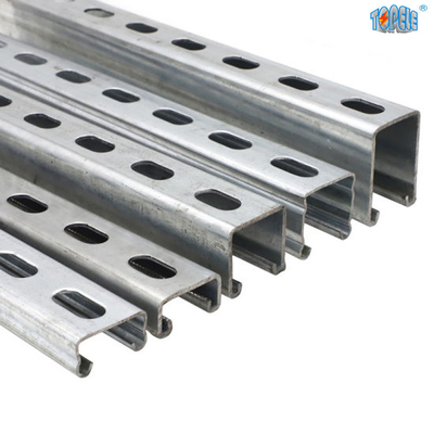 गर्म डीआईपी जस्ती सादा / स्लॉट स्ट्रट चैनल यूनिस्ट्रट 41X41X2.5 मिमी