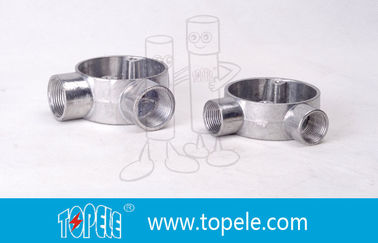 TOPELE 25MM गर्म डुबकी जस्ती एल्यूमीनियम जंक्शन बॉक्स/बीएस4568 मानकों के साथ धातु कंडक्ट बॉक्स/
