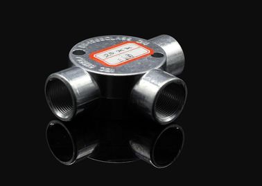 TOPELE 25MM गर्म डुबोया जस्ती एल्यूमीनियम नरम लोहे धातु के नलिका जंक्शन बॉक्स