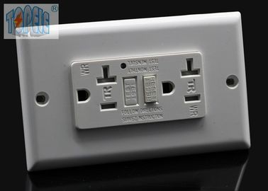 15A 125V AC GFCI रिसेप्टेकल्स डुप्लेक्स टैंपर रेसिस्टेंट एंड ऑफ लाइफ मॉनिटरिंग फंक्शन