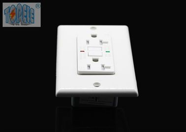 15A 125V AC GFCI रिसेप्टेकल्स डुप्लेक्स टैंपर रेसिस्टेंट एंड ऑफ लाइफ मॉनिटरिंग फंक्शन