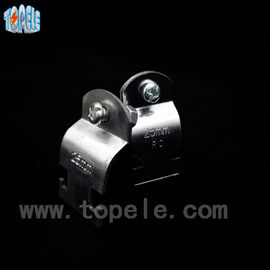 आरसी क्लैंप गैल्वेनाइज्ड जीआई स्टील कंडक्ट स्ट्रट क्लैंप / कंडक्ट क्लिप फिट 35 मिमी * 19 मिमी यूनिस्ट्रट