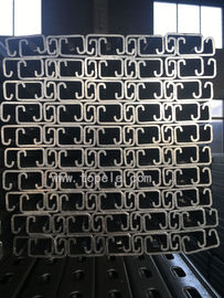 गर्म डुबकी जस्ती इस्पात स्लॉट Unistrut चैनल के लिए समर्थन conduits 41X 41MM