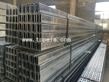गर्म डुबकी जस्ती इस्पात स्लॉट Unistrut चैनल के लिए समर्थन conduits 41X 41MM