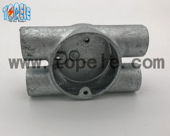 BS4568 विद्युत कंडक्ट फिटिंग्स ट्विन थ्रू वे H नरम लोहे का बॉक्स 20mm -32mm
