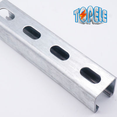 सादा 3mtr Unistrut चैनल 41 X 41MM 41 X 21MM