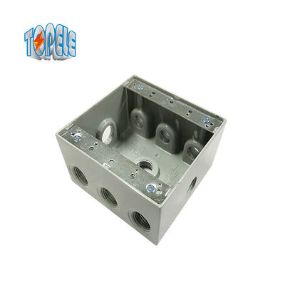 IP65 3/4 इंच थ्रेडेड आउटलेट दो बैंड मौसम प्रतिरोधी बॉक्स