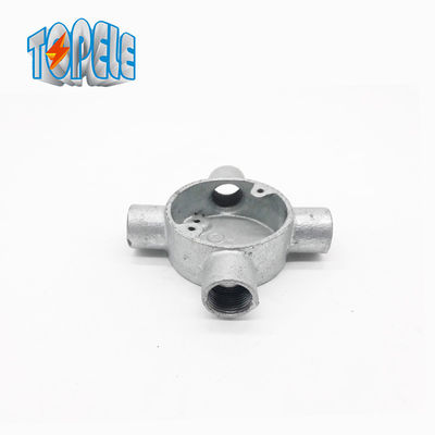 बीएस विद्युत conduit 4 Way 20mm एल्यूमीनियम जंक्शन बॉक्स