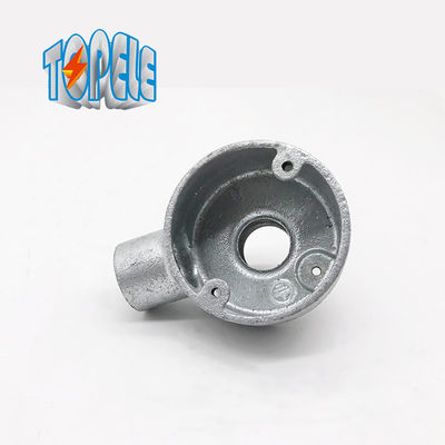 नरम लोहे के विद्युत जंक्शन बॉक्स जस्ती 20mm 25mm