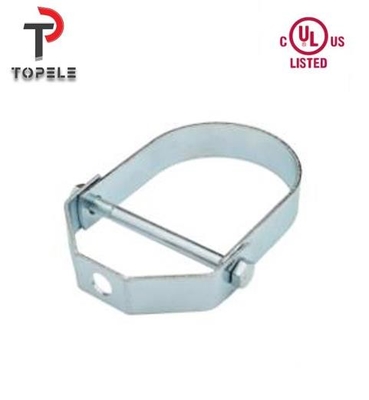 1/2 "-8" UL स्वीकृत स्टेनलेस स्टील पाइप क्लैंप जस्ती Clevis हैंगर क्लैंप